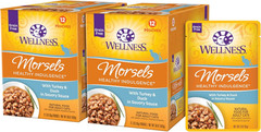 Wellness Healthy Indulgence Morsels Adult Wet Cat Food, Natural, Protein Rich, G