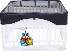 Dog Playpen Mesh Top Cover,[Play Pen Not Included] Fits 36″ Inch Pet Playpen …