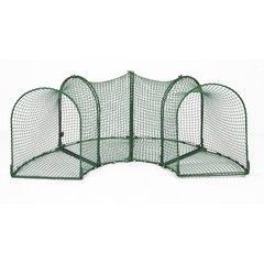 Kittywalk Curves Outdoor Cat Enclosure – 4 Piece Green Mesh Tunnel