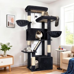 69-inch Large Cat Tower for Indoor Adult Cats 20 lbs Heavy Duty Cat Tree