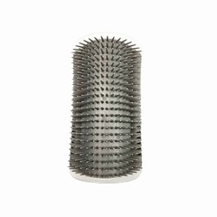 Cat Self Groomer Wall Brush Corner Face Scratcher Massage Comb Catnip Holder