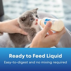 PetAg Liquid Milk Replacer Plus – 32oz, Premium Nutrition for Cats and Kittens