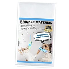 1 Yard Crinkle Paper for Baby Toys Noise Making Plastic Film for Dog Toys