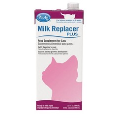 PetAg Liquid Milk Replacer Plus – 32oz, Premium Nutrition for Cats and Kittens