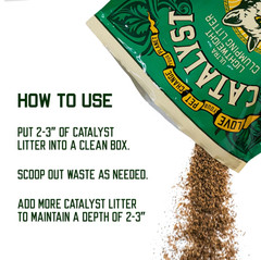 2 Pack Catalyst Pet Original Formula Natural Clumping Cat Litter, 15 lb Bag