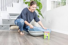 30 Count Litter Box Liners Super Thick, Durable, Easy Clean Up Jumbo Scented,…