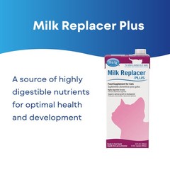 PetAg Liquid Milk Replacer Plus – 32oz, Premium Nutrition for Cats and Kittens