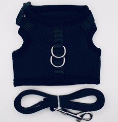 Escape Proof Cat Harness with Leash + Reflective Collar – Adjustable S M L XL