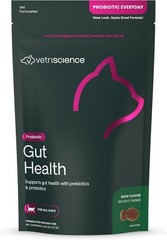 VetriScience Extra Strength Gut Health Probiotics for 60 Chews, 60 Count