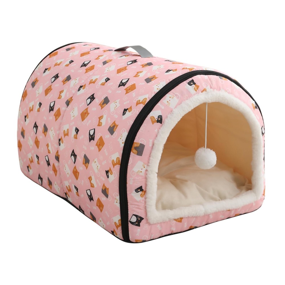 Cozy Cat Bed Cave Cat Bed for Kittens and Small Pets Kitten Bed Hideout House…