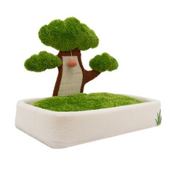 63??43??60cm Cat House With Sleeping Cushion Cat Bed With Cat Scratching Post