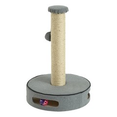 Two by Two Gainesville – Gray Scratching Post Cat Furniture – 19.7 in. Tall