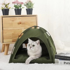 Pet Tent Bed Cats Dogs House Warm Cushion Sofa Basket Puppy Kennel Cat Cave Nest