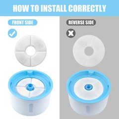 12x Pet Water Fountain Replacement Filters for Catit Cat Dog Drinking Flower