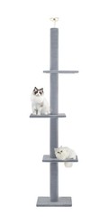 Cat Tree Floor to Ceiling Cat Tower Height 95-108″ Adjustable Kitten Tree Tal…