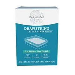 ExquisiCat® Elastic Litter Liners. XLARGE. 30 Count. NIB
