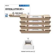 PETKIT Crystal Litter Set – Premium Odor Control, Fast Absorption, Low Tracking