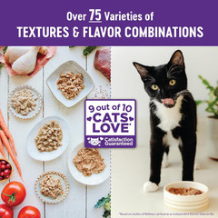 Wellness Healthy Indulgence Shreds Adult Wet Cat Food, Natural, Protein Rich, Gr