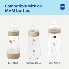 4 Pack Baby Bottle Anti-Colic Nipples Fast Flow 4+ Months – BPA Free Silicone…