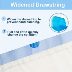 17.7″Opening x 18″L Cat Litter Bags For Automatic Litter Box Bags, Liners bag…
