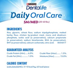 Purina DentaLife Daily Oral Care Dog Dental Chews for Small and Medium Breed Dog