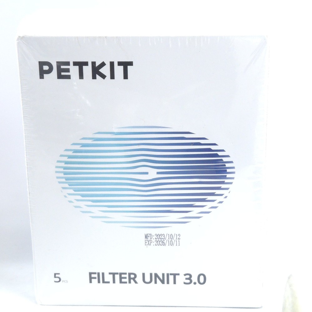 PETKIT Filter Unit 3.0 Water Fountain Replacement 5pc P4161 NEW Sealed Exp 10/26