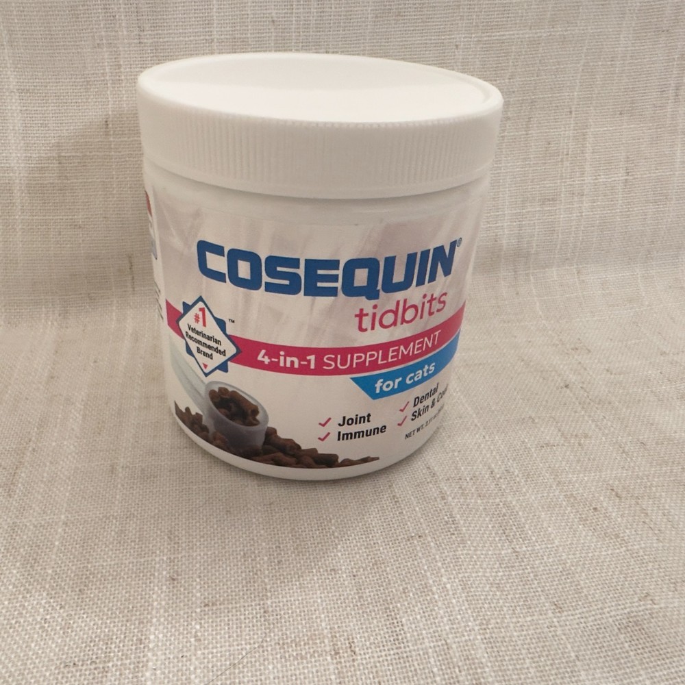 Cosequin Tidbits 4-in-1 Supplement for Cat Joint Health – 60 Grams