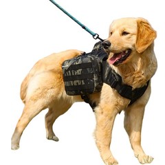x Jumahe Dog Hiking Backpack for Large/Giant Dogs – 2 Spacious Side Bags,