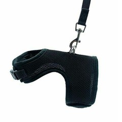 Cat Dog Pet Harness with Leash Adjustable Control Soft Mesh Reflective S M L XL
