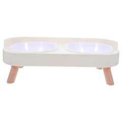 Spill Resistant Raised Cat Feeding Bowl Ergonomic Design for Comfortable Eating