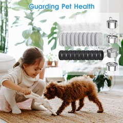 20PCS Cat Fountain Filter Kit With Sponges For 67 108 135oz Pet Water Bowl