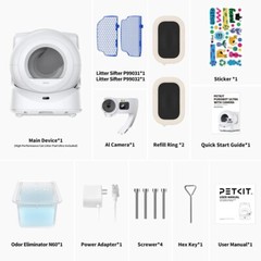 PETKIT Purobot Ultra WastePack MultiCat AICam SelfClean LitterBox WiFi OdorFree