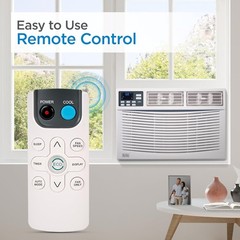 BLACK+DECKER Window Air Conditioner 8,000 BTU, AC Window Unit Cools Up to 350 Sq
