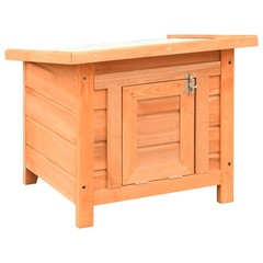 Cat House Solid Pine & Fir Wood 19.7″x18.1″x17.1