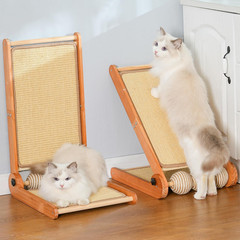 Cat Scratcher, 23.6 Inch L Shape Foldable Cat Scratching Post Pads Wall and Couc