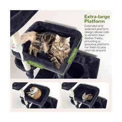 Globlazer Extra Large Cat Tower, 81-inch Tall Cat Tree for Big Cats 20 lbs, X…