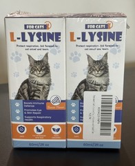 2 UNIT /L-LYSINE FOR CATS LIQUID INMUNE SYSTEM SUPPORT SUPPLEMENT 60 ML 2 FL OZ
