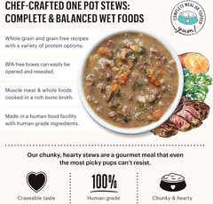 Human Grade One Pot Stews: Variety Pack, 10.5 oz x3