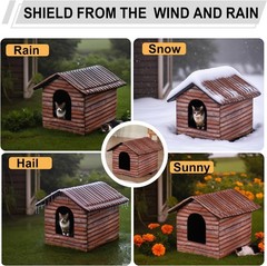 Cat House Cat House Outdoor & Indoor Use Waterproof Shelter Cats Dogs