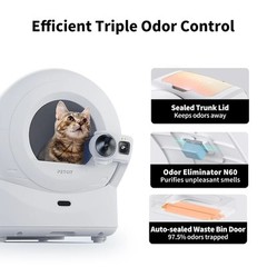 PETKIT Purobot Ultra Self Cleaning Cat Litter Box with Touch-Free Waste Packing
