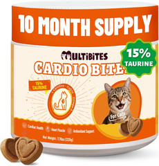 Cat Cardio Bites – 15% Taurine for Cats with Coq10, L-Carnitine & Fish Oil – Imm
