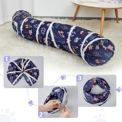 Portable S-Shape Cat Tunnel – Safe Play Space for Kittens & Small Breeds