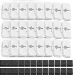 48-Pack Cat Water Fountain Filter Repalcement,For PETLIBRO Dockstream Cat Water
