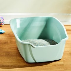 Extra Large High Sided Cat Litter Box, BPA-Free, Stain & Odor Resistant