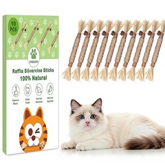 Silvervine Cat Sticks Natural Chew Sticks for Cats Catnip Sticks Cat Teething