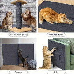 Trimmable Self-Adhesive Carpet Cats Scratch Board Wall anti Cat Scratch Sofa Diy