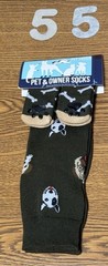 Pet Lover Pet and Owner Socks Adult 10-13 Dog Small Breed New
