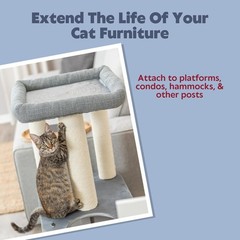 Durable 3.5 in x 19.7 in Sisal Scratching Post for Indoor Cats – All Breeds