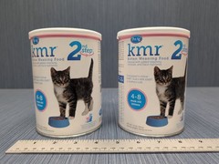 2 Cans x PetAg KMR 2nd Step Powdered Kitten Weaning Formula 14 oz BBD 05/2027
