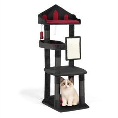 Indoor Gothic Cat Scratching Post 8 Style Activity 23-50″ Height Halloween House